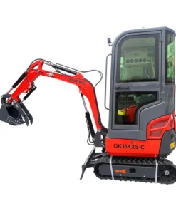 1-Ton, Kubota Engine Mini & Small Excavator w/Air Conditioning, Side Swing & Enclosed Cab | KH18K-CC - williamstractors.com