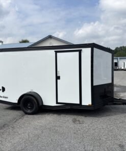 2025 Cynergy 7x12 Enclosed Trailer Pro Series Slant-V Ramp 3.5K GVWR - williamstractors.com