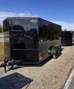 2025 Cynergy 7x14 Enclosed STD W/BOP .080 Exterior Metal Ramp 7K - williamstractors.com