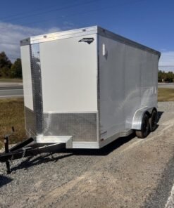 2025 Cynergy 7x14 Enclosed Trailer Pro Series Slant-V .080 Exterior 60" Extended Tongue Ramp 7K GVWR - williamstractors.com