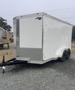 2025 Cynergy 7x14 Enclosed Trailer Pro Series Slant-V Ramp 7K GVWR - williamstractors.com