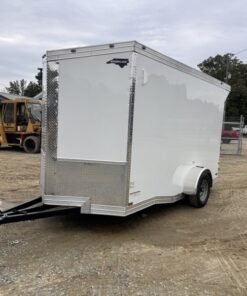 2026 Cynergy 6x12 Enclosed Trailer Pro Series Slant-V Nose Ramp 3K GVWR - williamstractors.com