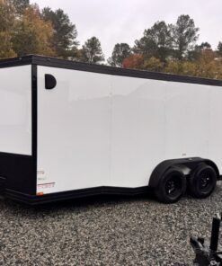 2026 Cynergy 7x16 Enclosed Pro Series Slant-V Blackout Barn Door 7K - williamstractors.com