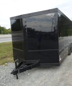 2026 Cynergy 8.5x20 Enclosed Pro Series Slant-V Blackout Ramp 10K - williamstractors.com