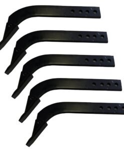 5 Pack 16” 3 Hole Box Blade Shank Scarifier Scraper Tooth with Replaceable Teeth - williamstractors.com