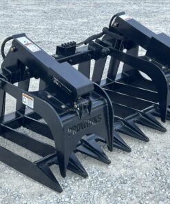 72″ Extreme Duty Root Rake Grapple Attachment Fits Skid Steer Quick Attach - williamstractors.com