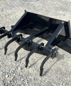 72″ Leveling Spreader Grading Bar Plane with Rippers Attachment Fits Skid Steer - williamstractors.com