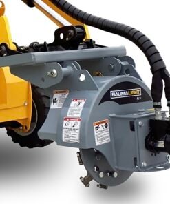 Baumalight S14 Stump Grinder Attachment Fits Mini Universal Skid Steer - williamstractors.com