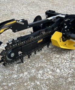 Digga 48″ x 6″ High Flow Bigfoot Combo Trencher Attachment Fits Skid Steer Quick Attach - williamstractors.com