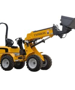 New TYPHON Wheel Loader with Kubota D1105 engine 24 hp 1 ton Load USA - williamstractors.com