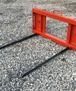 PROWORKS Dual Hay Spear Attachment Fits Skid Steer Quick Attach - williamstractors.com